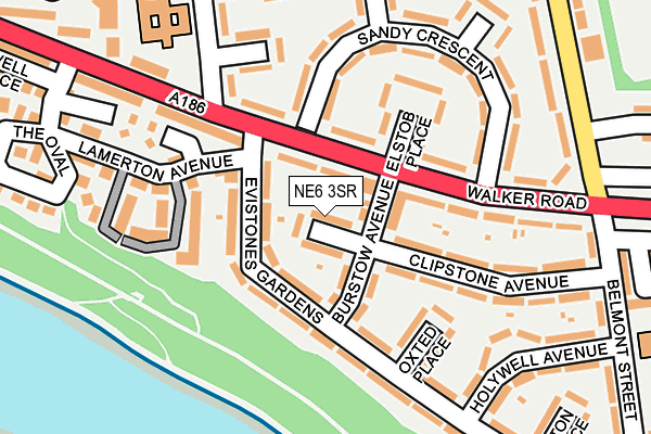NE6 3SR map - OS OpenMap – Local (Ordnance Survey) NE6 3SR map - OS OpenMap – Local (Ordnance Survey)