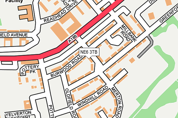 NE6 3TB map - OS OpenMap – Local (Ordnance Survey) NE6 3TB map - OS OpenMap – Local (Ordnance Survey)