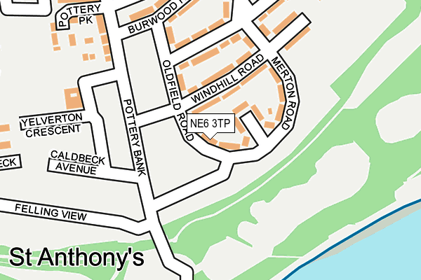 NE6 3TP map - OS OpenMap – Local (Ordnance Survey) NE6 3TP map - OS OpenMap – Local (Ordnance Survey)