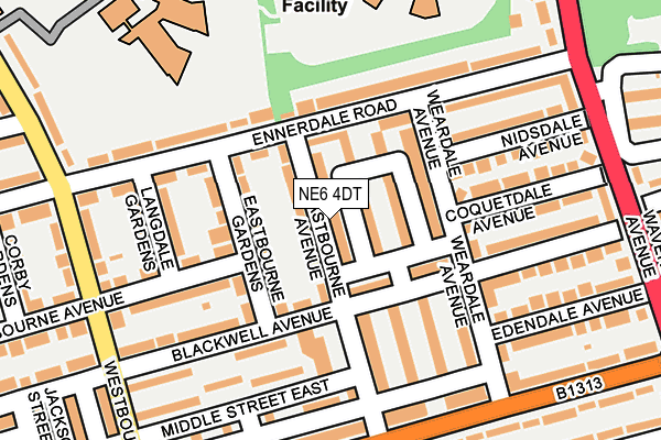 NE6 4DT map - OS OpenMap – Local (Ordnance Survey) NE6 4DT map - OS OpenMap – Local (Ordnance Survey)