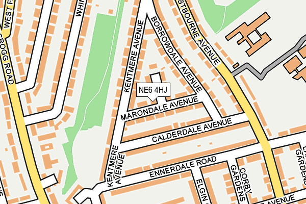 NE6 4HJ map - OS OpenMap – Local (Ordnance Survey) NE6 4HJ map - OS OpenMap – Local (Ordnance Survey)