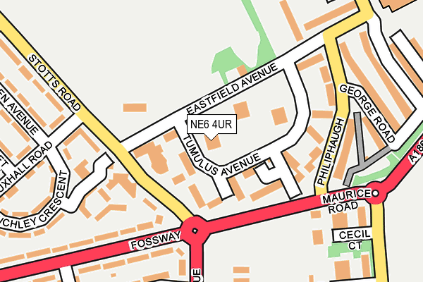 NE6 4UR map - OS OpenMap – Local (Ordnance Survey) NE6 4UR map - OS OpenMap – Local (Ordnance Survey)
