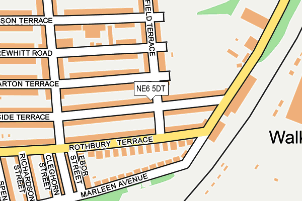 NE6 5DT map - OS OpenMap – Local (Ordnance Survey) NE6 5DT map - OS OpenMap – Local (Ordnance Survey)