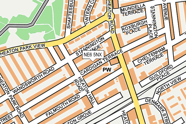 NE6 5NX map - OS OpenMap – Local (Ordnance Survey) NE6 5NX map - OS OpenMap – Local (Ordnance Survey)