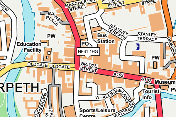 NE61 1HG map - OS OpenMap – Local (Ordnance Survey) NE61 1HG map - OS OpenMap – Local (Ordnance Survey)