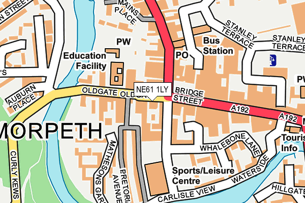 NE61 1LY map - OS OpenMap – Local (Ordnance Survey) NE61 1LY map - OS OpenMap – Local (Ordnance Survey)