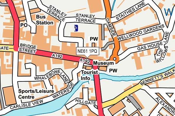 NE61 1PQ map - OS OpenMap – Local (Ordnance Survey) NE61 1PQ map - OS OpenMap – Local (Ordnance Survey)