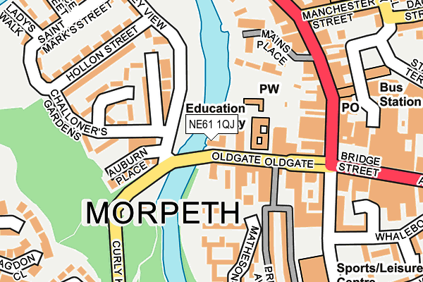 NE61 1QJ map - OS OpenMap – Local (Ordnance Survey) NE61 1QJ map - OS OpenMap – Local (Ordnance Survey)