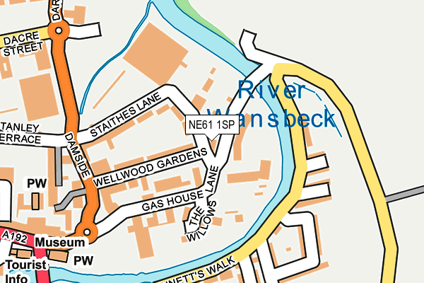 NE61 1SP map - OS OpenMap – Local (Ordnance Survey) NE61 1SP map - OS OpenMap – Local (Ordnance Survey)