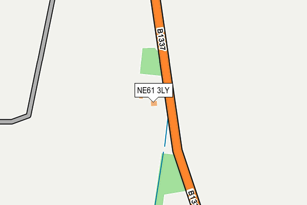 NE61 3LY map - OS OpenMap – Local (Ordnance Survey) NE61 3LY map - OS OpenMap – Local (Ordnance Survey)