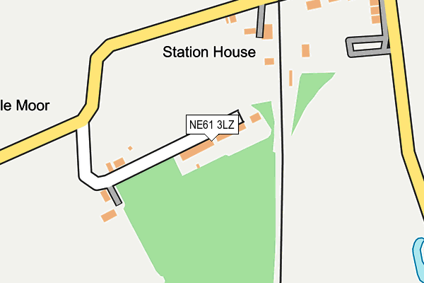 NE61 3LZ map - OS OpenMap – Local (Ordnance Survey) NE61 3LZ map - OS OpenMap – Local (Ordnance Survey)