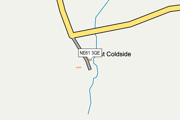 NE61 3QE map - OS OpenMap – Local (Ordnance Survey) NE61 3QE map - OS OpenMap – Local (Ordnance Survey)