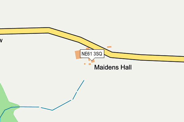 NE61 3SQ map - OS OpenMap – Local (Ordnance Survey)