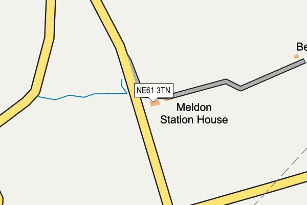 NE61 3TN map - OS OpenMap – Local (Ordnance Survey) NE61 3TN map - OS OpenMap – Local (Ordnance Survey)