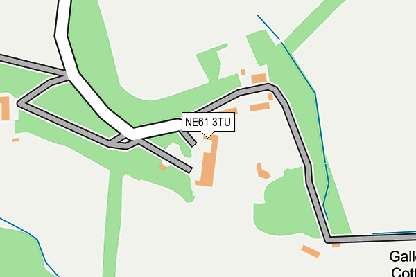 NE61 3TU map - OS OpenMap – Local (Ordnance Survey) NE61 3TU map - OS OpenMap – Local (Ordnance Survey)