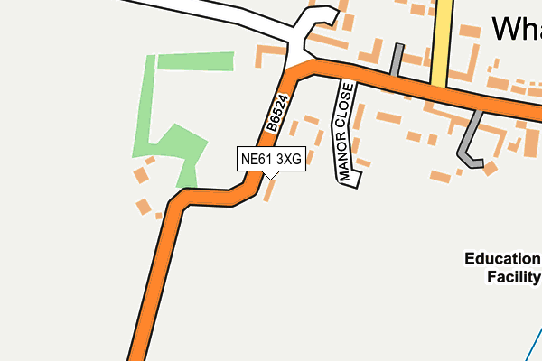 NE61 3XG map - OS OpenMap – Local (Ordnance Survey) NE61 3XG map - OS OpenMap – Local (Ordnance Survey)
