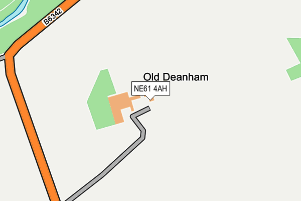 NE61 4AH map - OS OpenMap – Local (Ordnance Survey) NE61 4AH map - OS OpenMap – Local (Ordnance Survey)