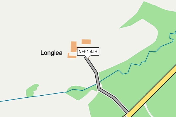 NE61 4JH map - OS OpenMap – Local (Ordnance Survey) NE61 4JH map - OS OpenMap – Local (Ordnance Survey)