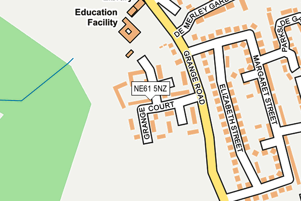 NE61 5NZ map - OS OpenMap – Local (Ordnance Survey) NE61 5NZ map - OS OpenMap – Local (Ordnance Survey)