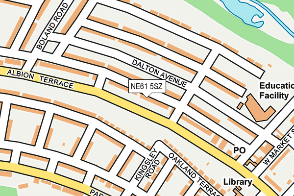 NE61 5SZ map - OS OpenMap – Local (Ordnance Survey) NE61 5SZ map - OS OpenMap – Local (Ordnance Survey)