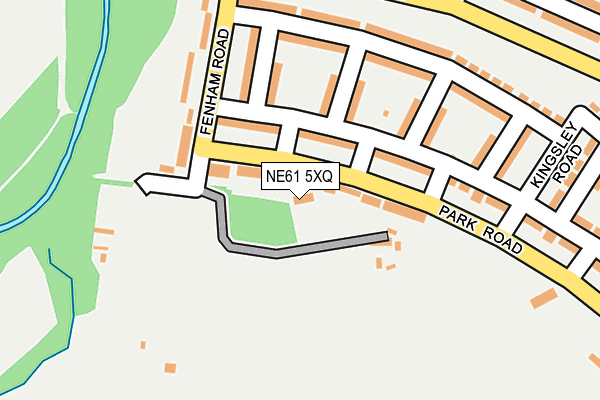 NE61 5XQ map - OS OpenMap – Local (Ordnance Survey) NE61 5XQ map - OS OpenMap – Local (Ordnance Survey)