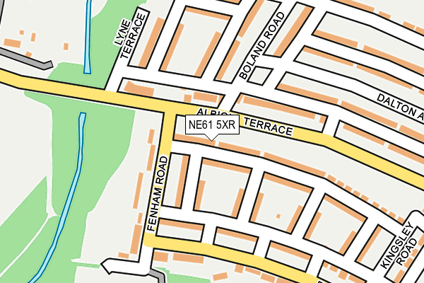 NE61 5XR map - OS OpenMap – Local (Ordnance Survey) NE61 5XR map - OS OpenMap – Local (Ordnance Survey)