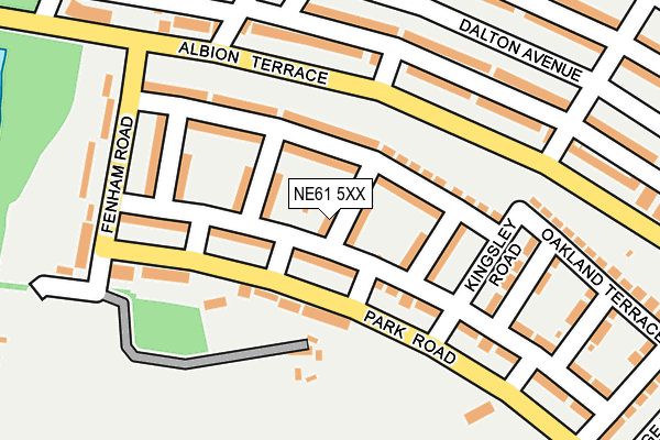 NE61 5XX map - OS OpenMap – Local (Ordnance Survey) NE61 5XX map - OS OpenMap – Local (Ordnance Survey)