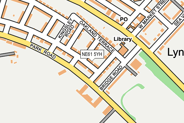 NE61 5YH map - OS OpenMap – Local (Ordnance Survey) NE61 5YH map - OS OpenMap – Local (Ordnance Survey)