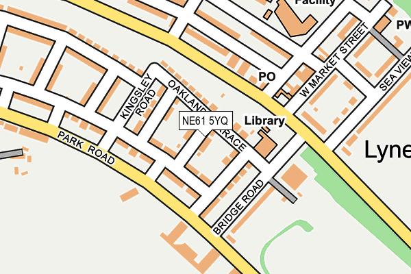 NE61 5YQ map - OS OpenMap – Local (Ordnance Survey) NE61 5YQ map - OS OpenMap – Local (Ordnance Survey)