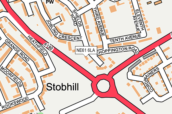 NE61 6LA map - OS OpenMap – Local (Ordnance Survey) NE61 6LA map - OS OpenMap – Local (Ordnance Survey)