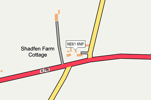 NE61 6NP map - OS OpenMap – Local (Ordnance Survey) NE61 6NP map - OS OpenMap – Local (Ordnance Survey)