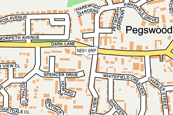 NE61 6RP map - OS OpenMap – Local (Ordnance Survey) NE61 6RP map - OS OpenMap – Local (Ordnance Survey)