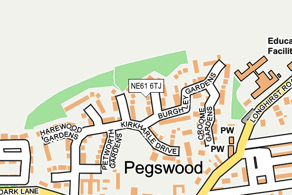 NE61 6TJ map - OS OpenMap – Local (Ordnance Survey) NE61 6TJ map - OS OpenMap – Local (Ordnance Survey)