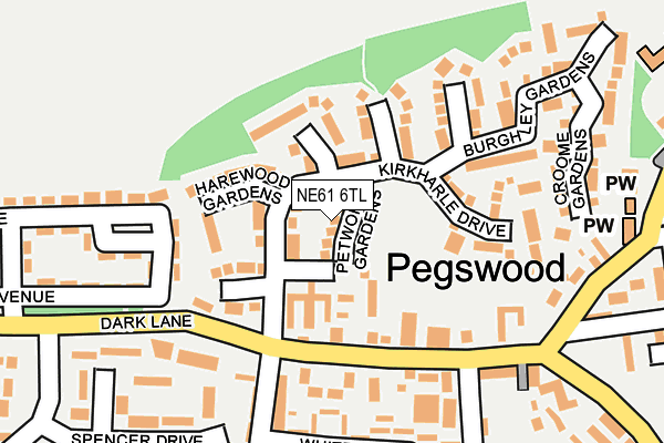 NE61 6TL map - OS OpenMap – Local (Ordnance Survey) NE61 6TL map - OS OpenMap – Local (Ordnance Survey)