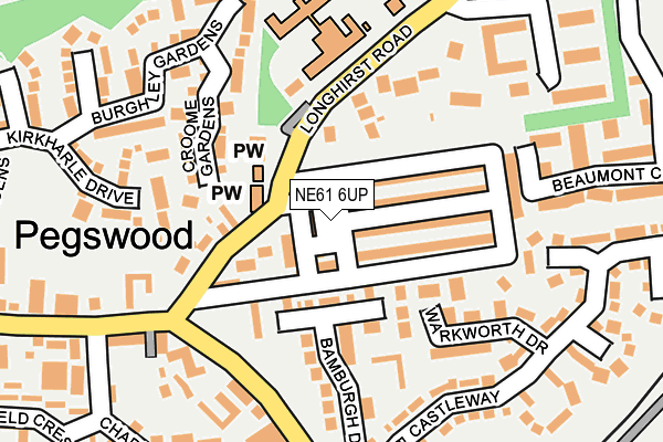 NE61 6UP map - OS OpenMap – Local (Ordnance Survey) NE61 6UP map - OS OpenMap – Local (Ordnance Survey)
