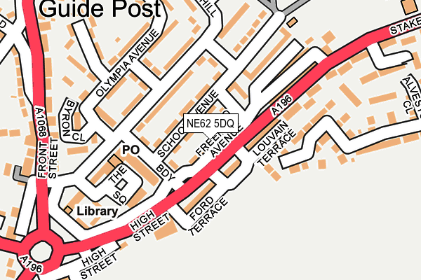 NE62 5DQ map - OS OpenMap – Local (Ordnance Survey) NE62 5DQ map - OS OpenMap – Local (Ordnance Survey)