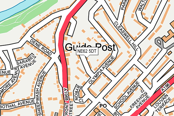 NE62 5DT map - OS OpenMap – Local (Ordnance Survey) NE62 5DT map - OS OpenMap – Local (Ordnance Survey)