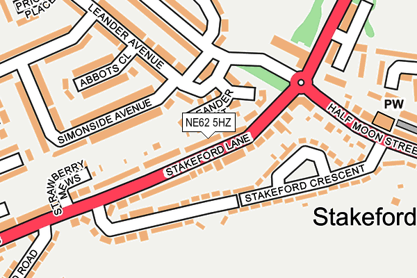 NE62 5HZ map - OS OpenMap – Local (Ordnance Survey) NE62 5HZ map - OS OpenMap – Local (Ordnance Survey)