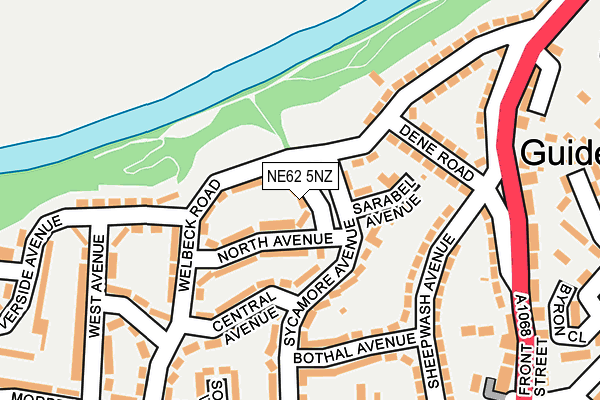 NE62 5NZ map - OS OpenMap – Local (Ordnance Survey) NE62 5NZ map - OS OpenMap – Local (Ordnance Survey)