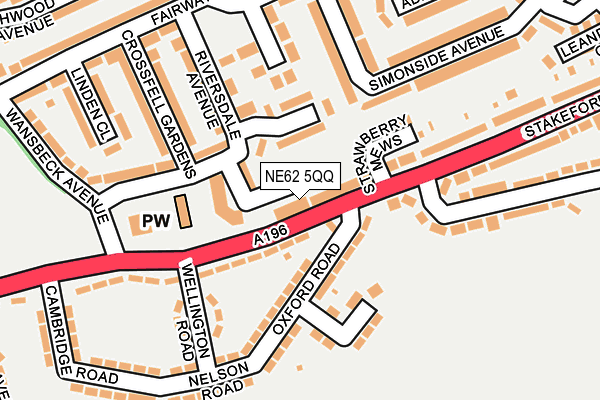 NE62 5QQ map - OS OpenMap – Local (Ordnance Survey) NE62 5QQ map - OS OpenMap – Local (Ordnance Survey)