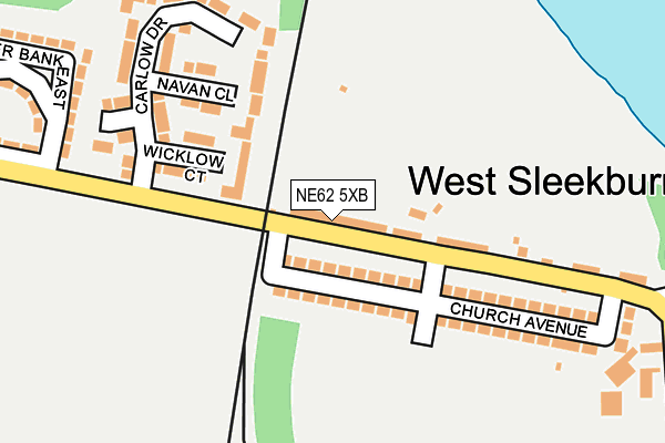 NE62 5XB map - OS OpenMap – Local (Ordnance Survey) NE62 5XB map - OS OpenMap – Local (Ordnance Survey)