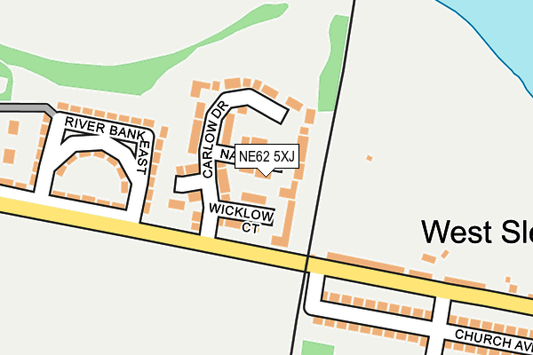 NE62 5XJ map - OS OpenMap – Local (Ordnance Survey) NE62 5XJ map - OS OpenMap – Local (Ordnance Survey)