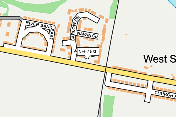 NE62 5XL map - OS OpenMap – Local (Ordnance Survey) NE62 5XL map - OS OpenMap – Local (Ordnance Survey)