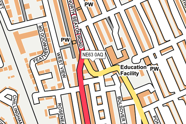 NE63 0AQ map - OS OpenMap – Local (Ordnance Survey) NE63 0AQ map - OS OpenMap – Local (Ordnance Survey)