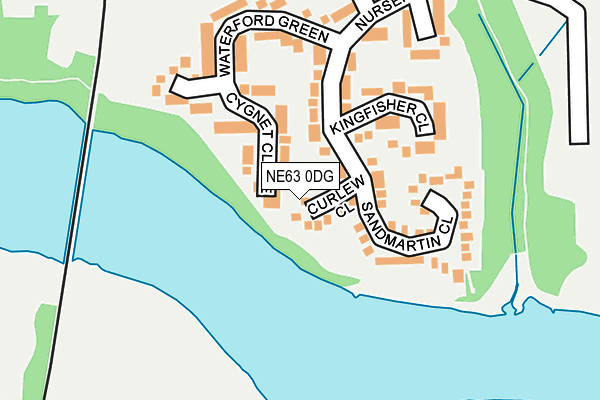NE63 0DG map - OS OpenMap – Local (Ordnance Survey) NE63 0DG map - OS OpenMap – Local (Ordnance Survey)