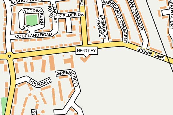 NE63 0EY map - OS OpenMap – Local (Ordnance Survey) NE63 0EY map - OS OpenMap – Local (Ordnance Survey)