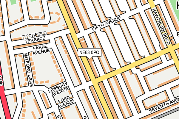 NE63 0PQ map - OS OpenMap – Local (Ordnance Survey) NE63 0PQ map - OS OpenMap – Local (Ordnance Survey)