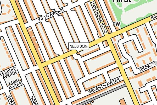 NE63 0QN map - OS OpenMap – Local (Ordnance Survey) NE63 0QN map - OS OpenMap – Local (Ordnance Survey)