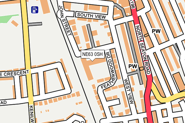 NE63 0SH map - OS OpenMap – Local (Ordnance Survey) NE63 0SH map - OS OpenMap – Local (Ordnance Survey)