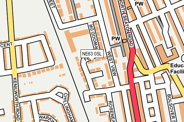 NE63 0SL map - OS OpenMap – Local (Ordnance Survey) NE63 0SL map - OS OpenMap – Local (Ordnance Survey)